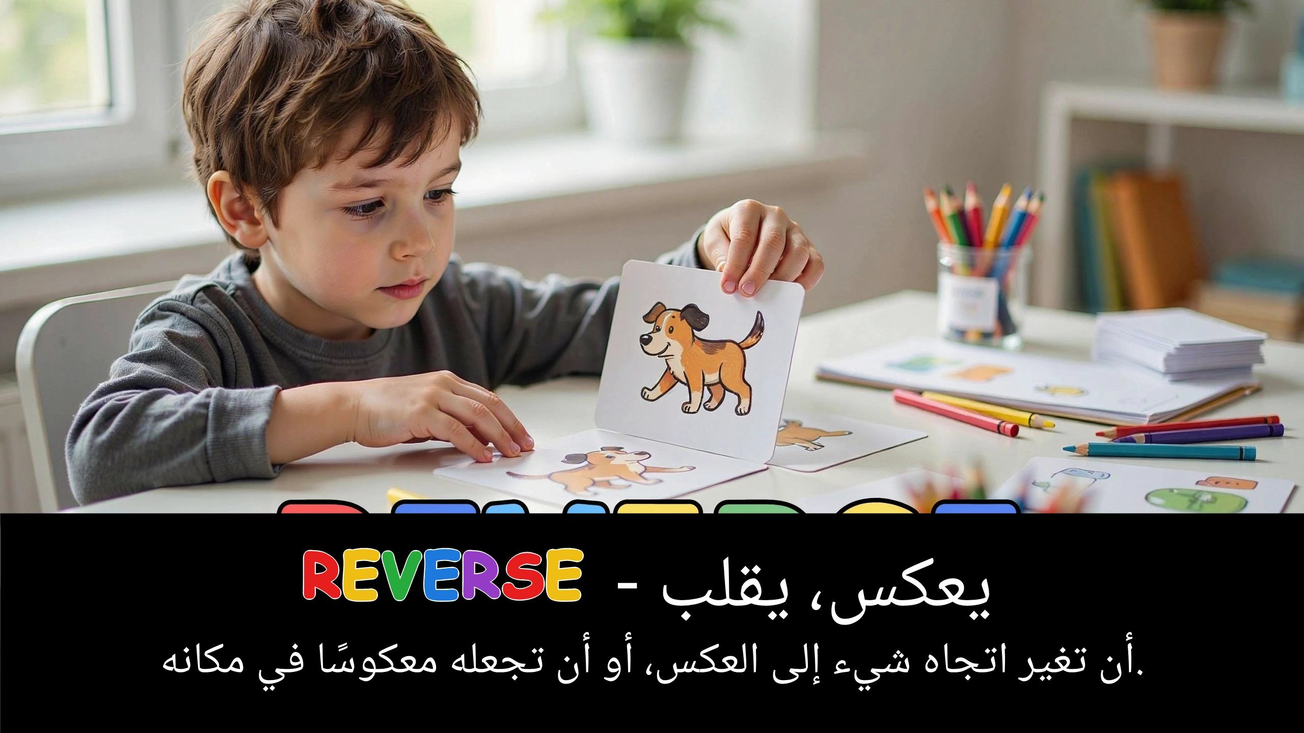 Arabic Illustration for reverse